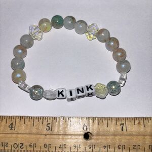 Multicolor “Kink” Bracelet Adult Humor Beaded Handmade Naughty Accessories